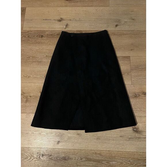 Club Monaco Womens Black Long Skirt Size 6 - Picture 1 of 3
